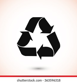 Recycle sign  icon