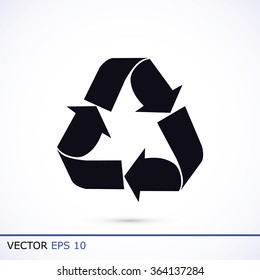 Recycle sign  icon