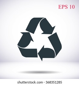 Recycle sign  icon