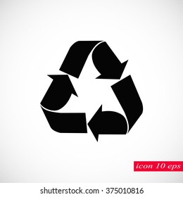Recycle sign  icon