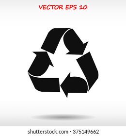Recycle sign  icon