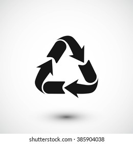 Recycle sign icon