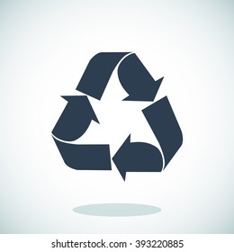Recycle sign  icon
