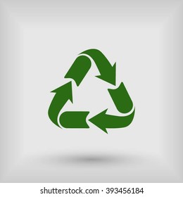 Recycle sign icon