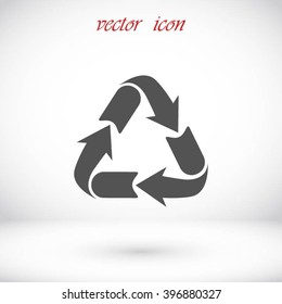 Recycle sign icon