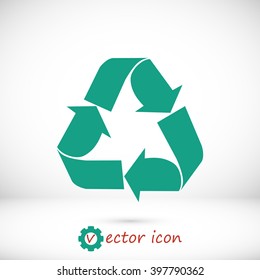 Recycle sign  icon