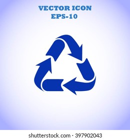 Recycle sign icon