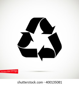 Recycle sign  icon