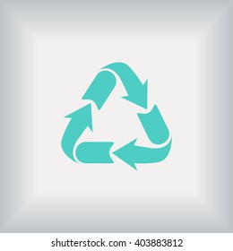 Recycle sign icon