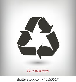 Recycle sign  icon