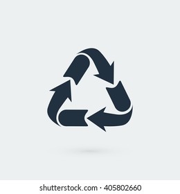 Recycle sign icon