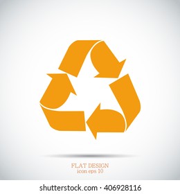 Recycle sign  icon