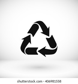 Recycle sign icon