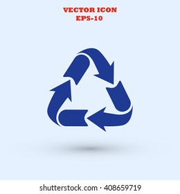 Recycle sign icon