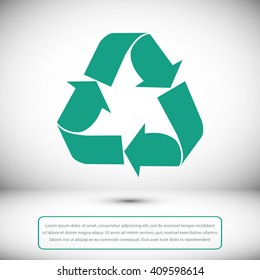 Recycle sign  icon