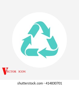 Recycle sign icon
