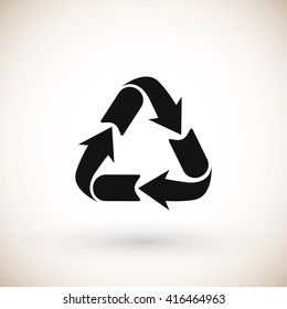 Recycle sign icon