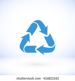 Recycle sign icon
