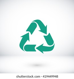 Recycle sign icon