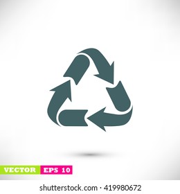 Recycle sign icon