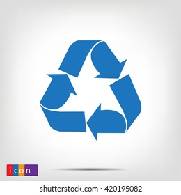 Recycle sign  icon