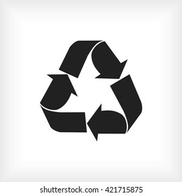 Recycle sign  icon