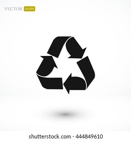 Recycle sign  icon