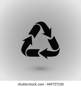 Recycle sign icon