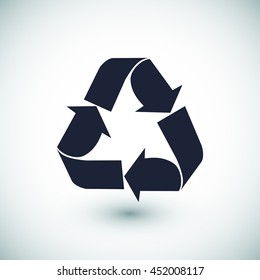 Recycle sign  icon