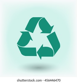 Recycle sign  icon