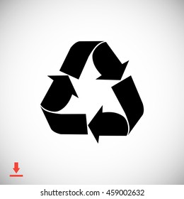 Recycle sign  icon