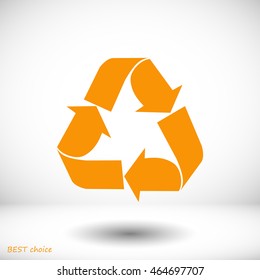 Recycle sign  icon