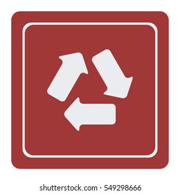 Recycle sign icon