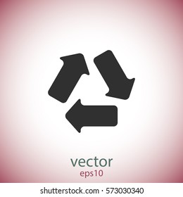 Recycle sign icon