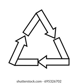 recycle sign icon