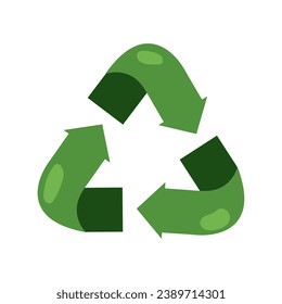 recycle sign illustration vector isolated