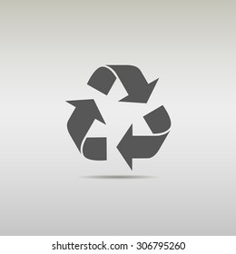 Recycle sign isolated