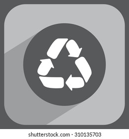 Recycle sign isolated