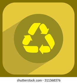 Recycle sign isolated