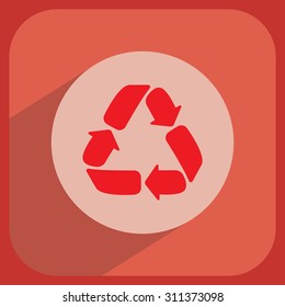 Recycle sign isolated