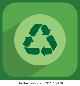 Recycle sign isolated