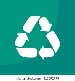 Recycle sign isolated