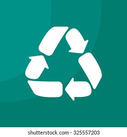 Recycle sign isolated