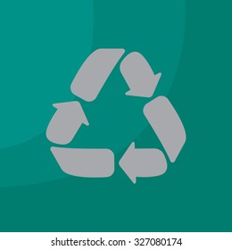 Recycle sign isolated