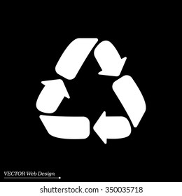 Recycle sign isolated