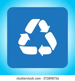 Recycle sign isolated