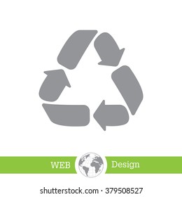 Recycle sign isolated