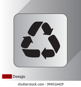 Recycle sign isolated
