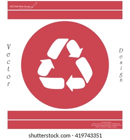 Recycle sign isolated