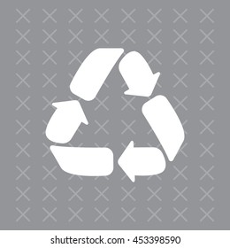 Recycle sign isolated